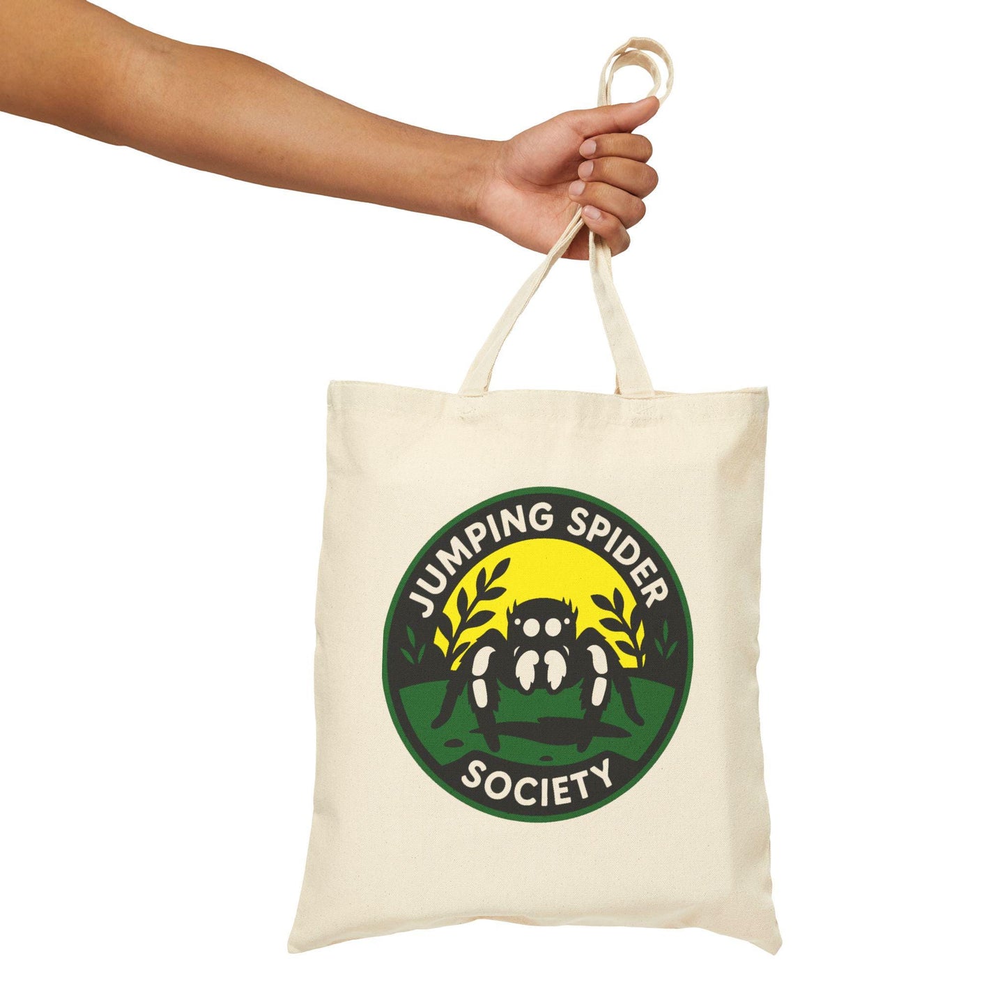 Jumping Spider Society Tote Bag - Eco-Friendly