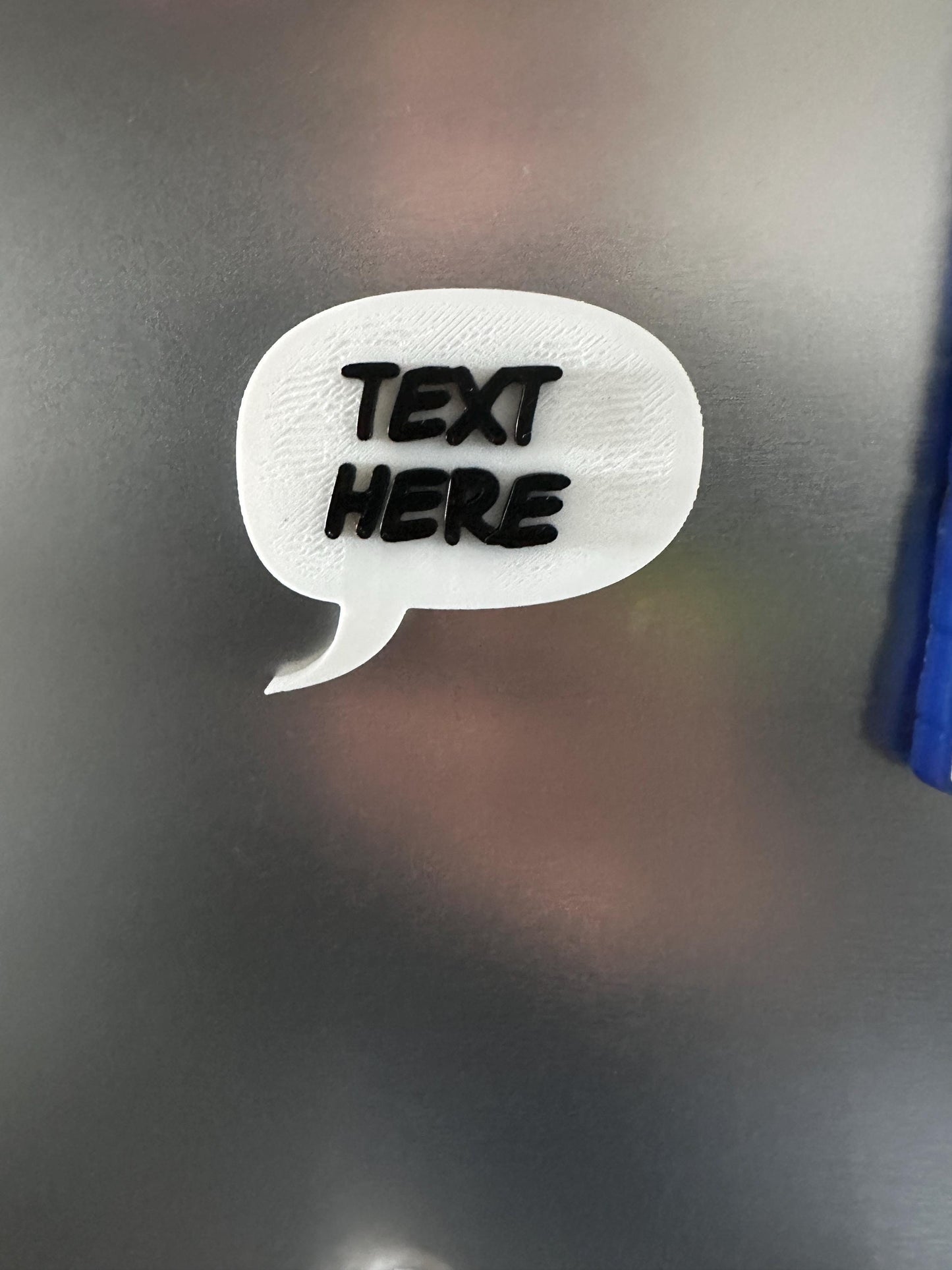 Magnetic Speech Bubble | Fridge Magnets | Custom Text