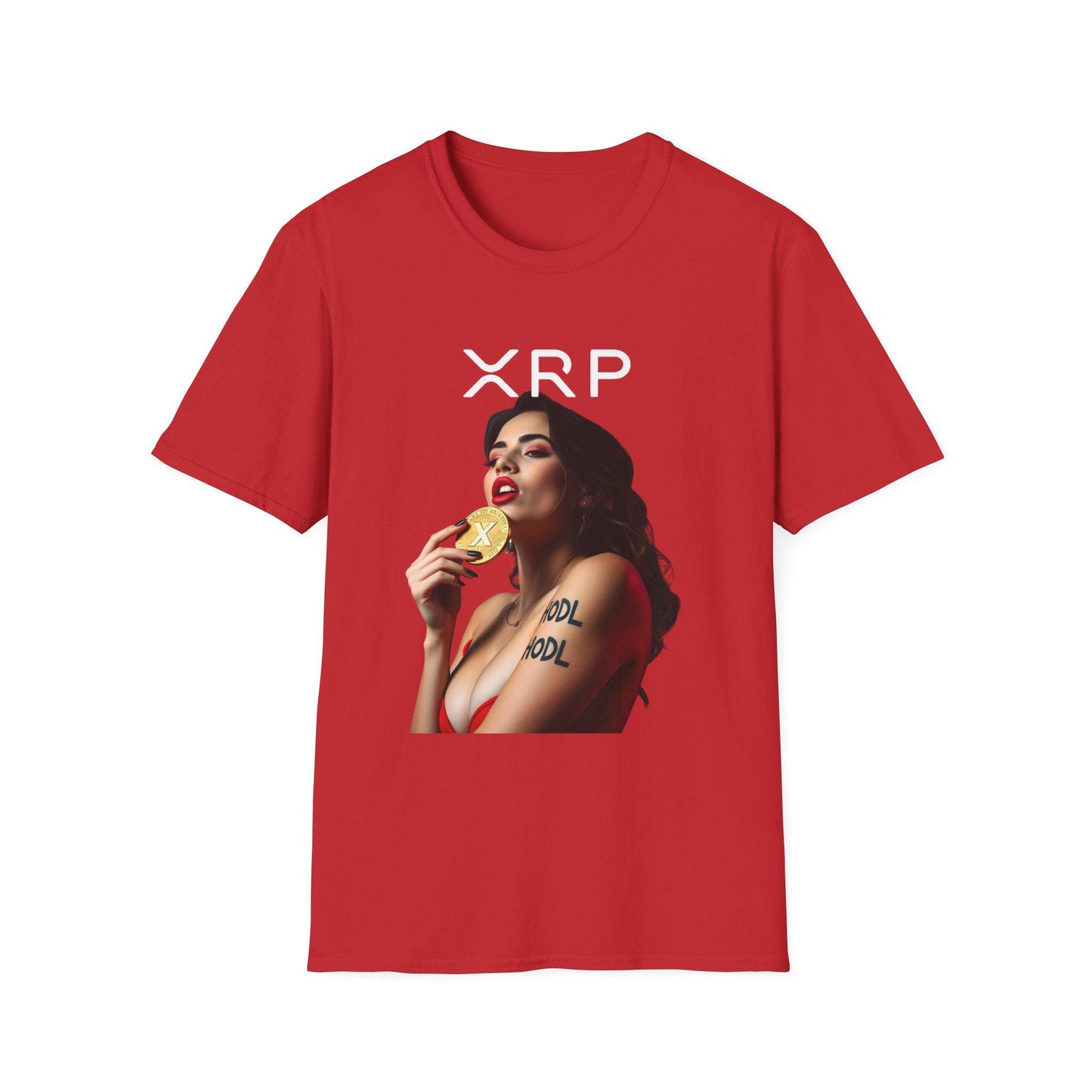 XRP HODL Crypto- Unisex Softstyle T-Shirt