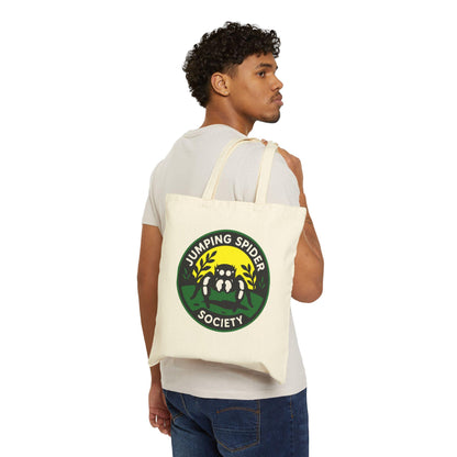 Jumping Spider Society Tote Bag - Eco-Friendly