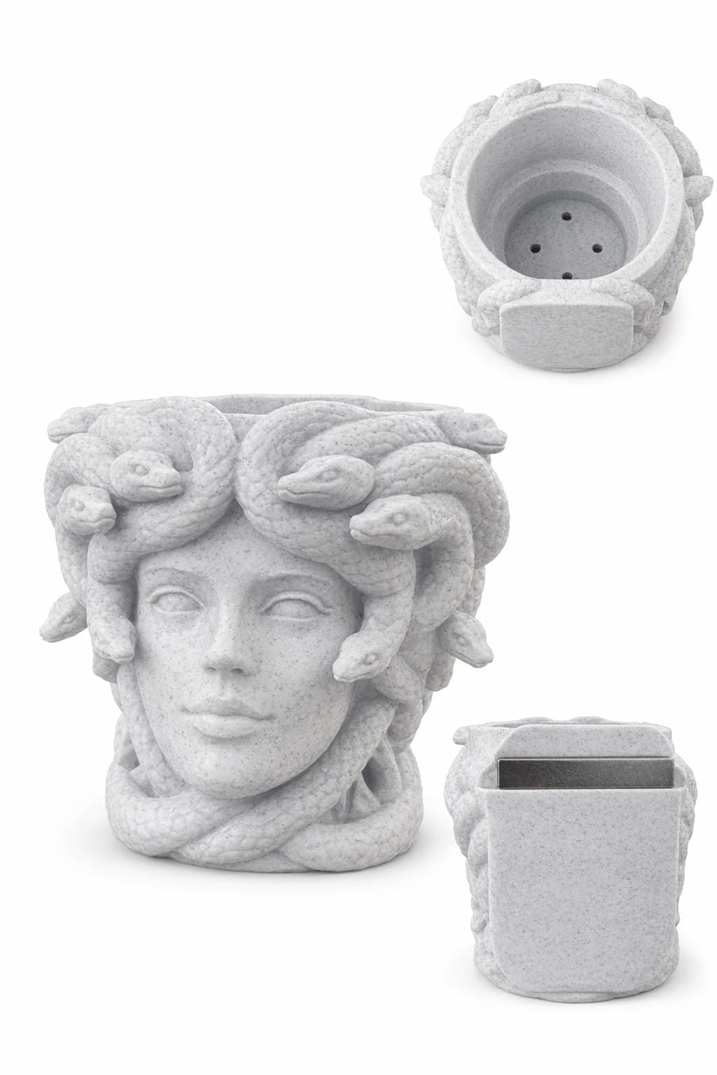 Medusa Planter | sized for REPTILES | Magnetic | Plant Add-ons