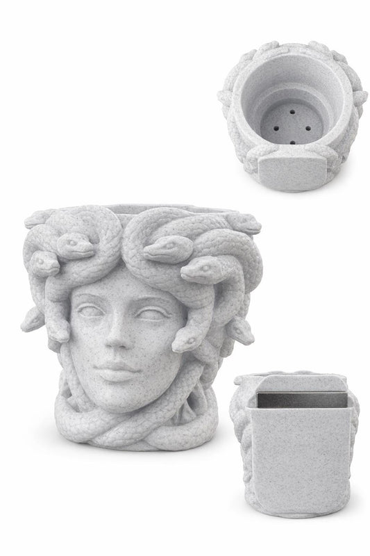 Medusa Planter | sized for REPTILES | Magnetic | Plant Add-ons