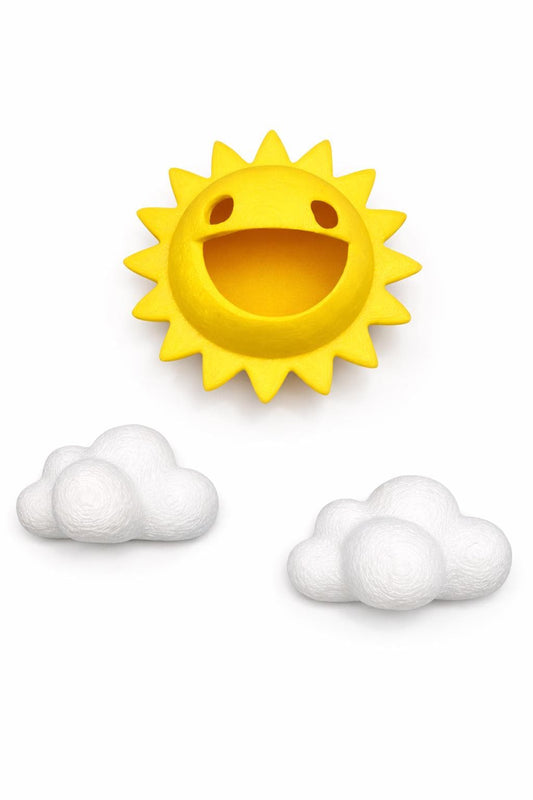 Sun & Clouds | Jumping Spider Decor