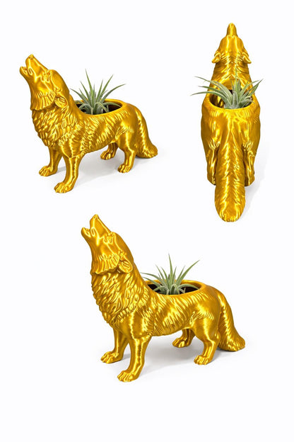 Howling Wolf Air Plant Planter