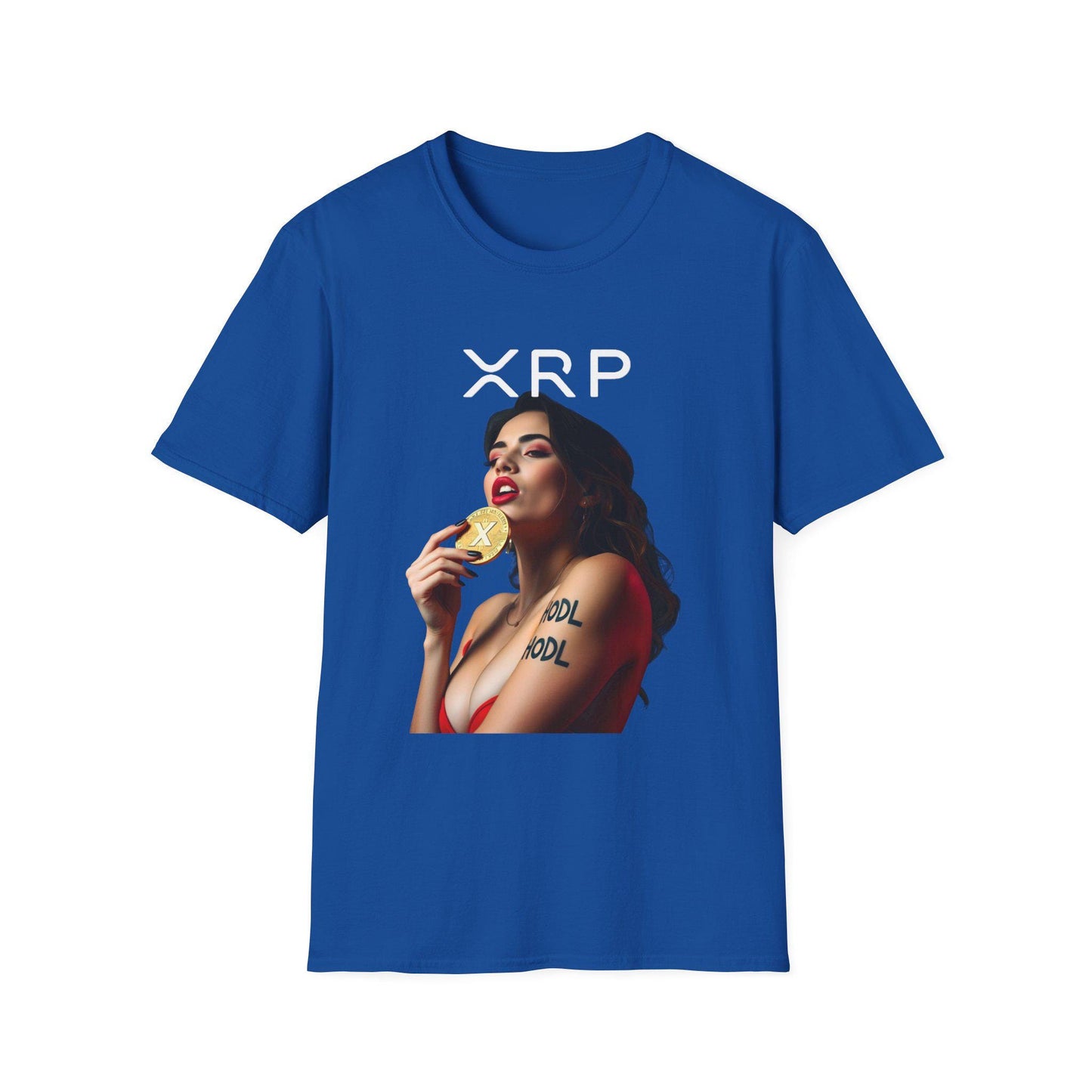 XRP HODL Crypto- Unisex Softstyle T-Shirt