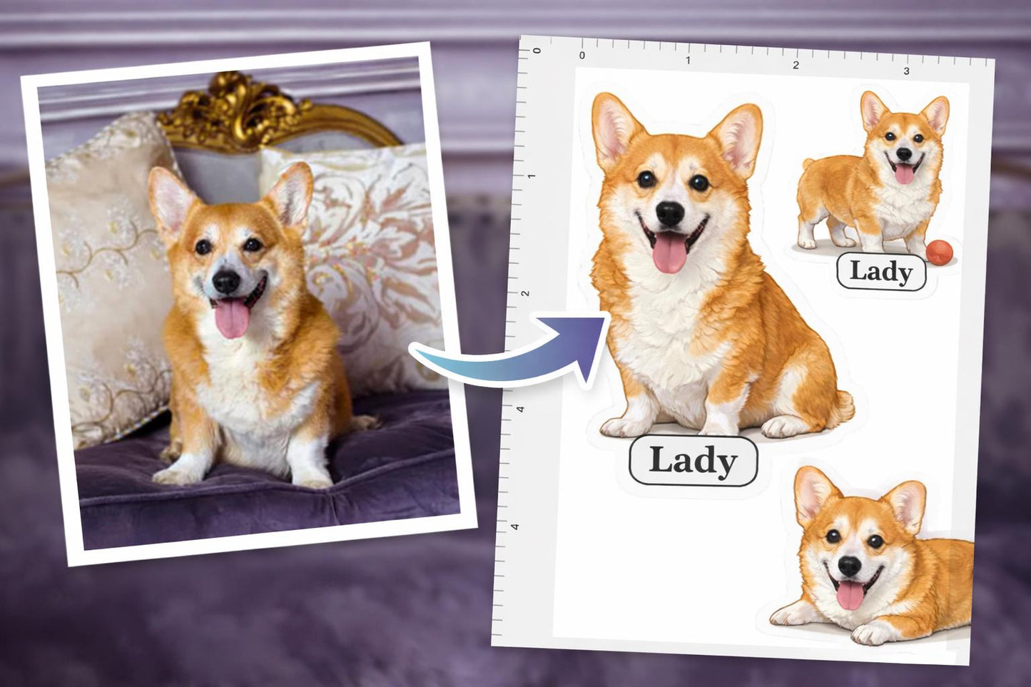 CUSTOM DOG STICKERS | Waterproof Quality Decal Stickers