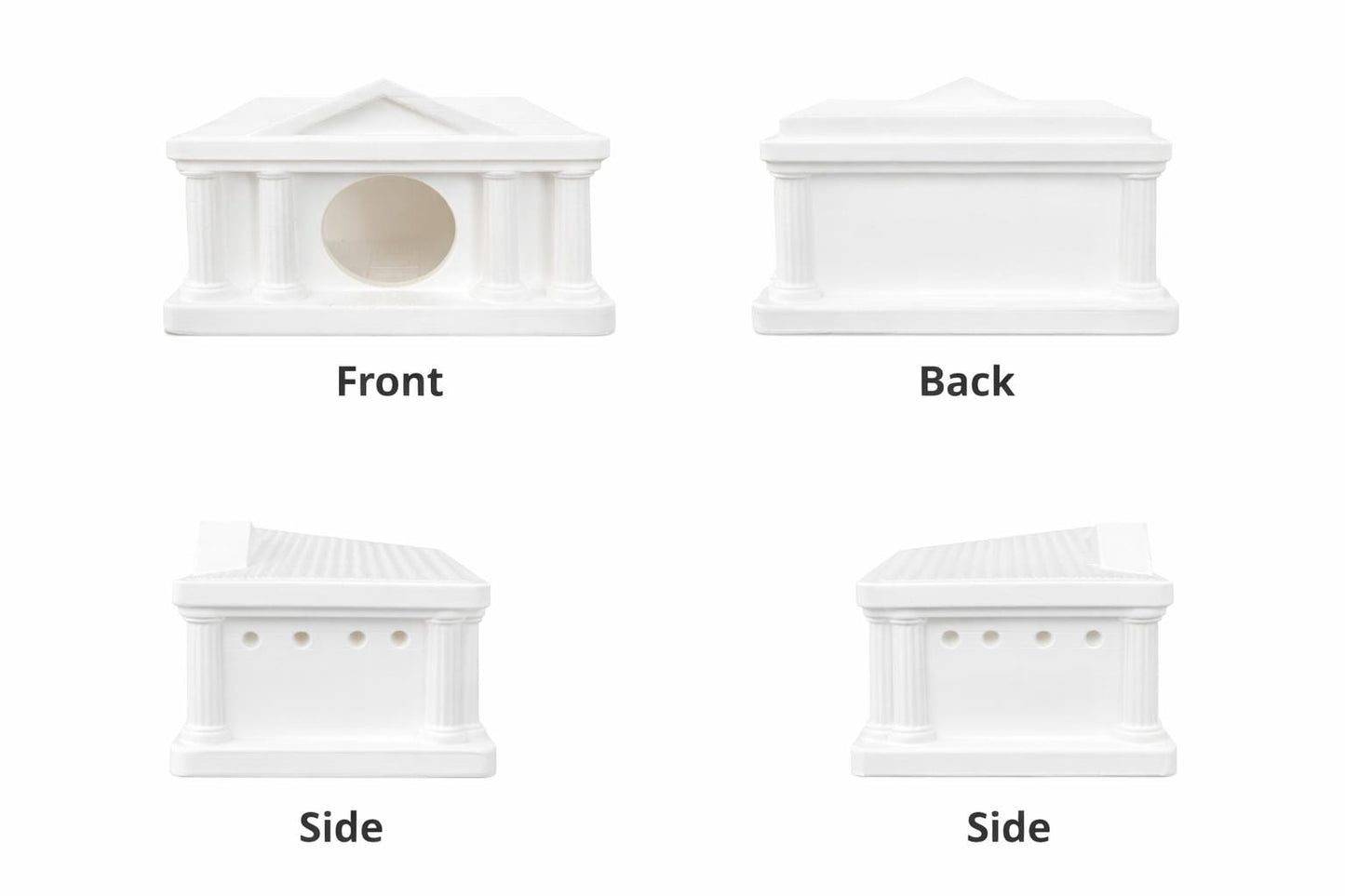 Greek Gecko Hide – Decorative Reptile Shelter for Small Geckos (3D Printed)