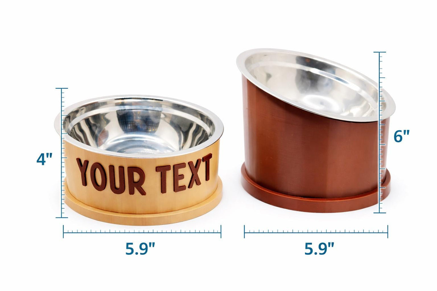 Elevated Pet Bowl  + Stand | Customizable | Any Color