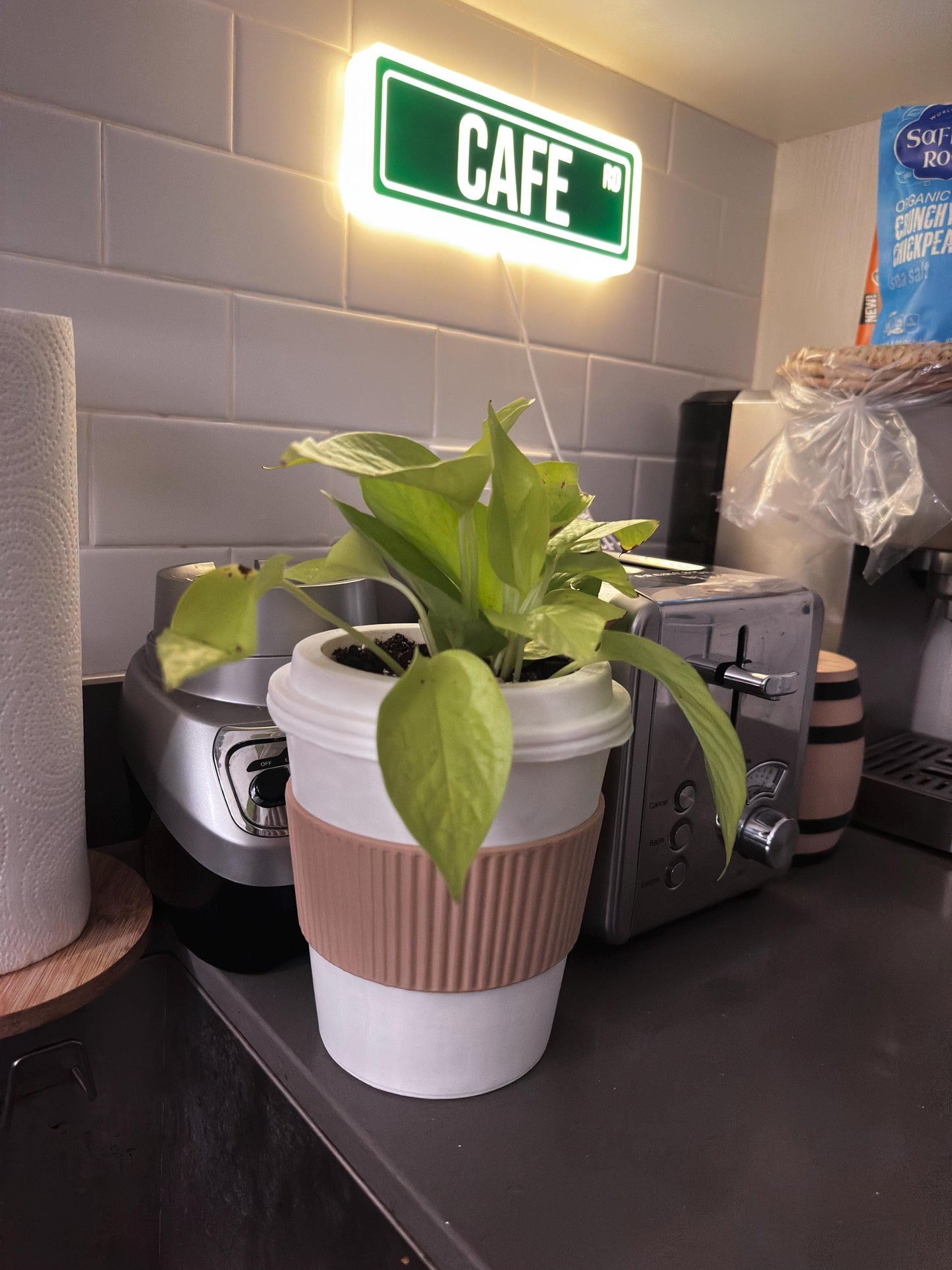 To-go Coffee Cup Planter