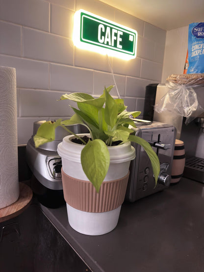 To-go Coffee Cup Planter