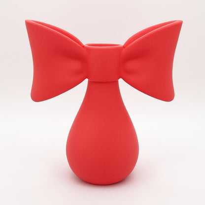 Ribbon Bow Vase | Modern Decor | 3D Prints