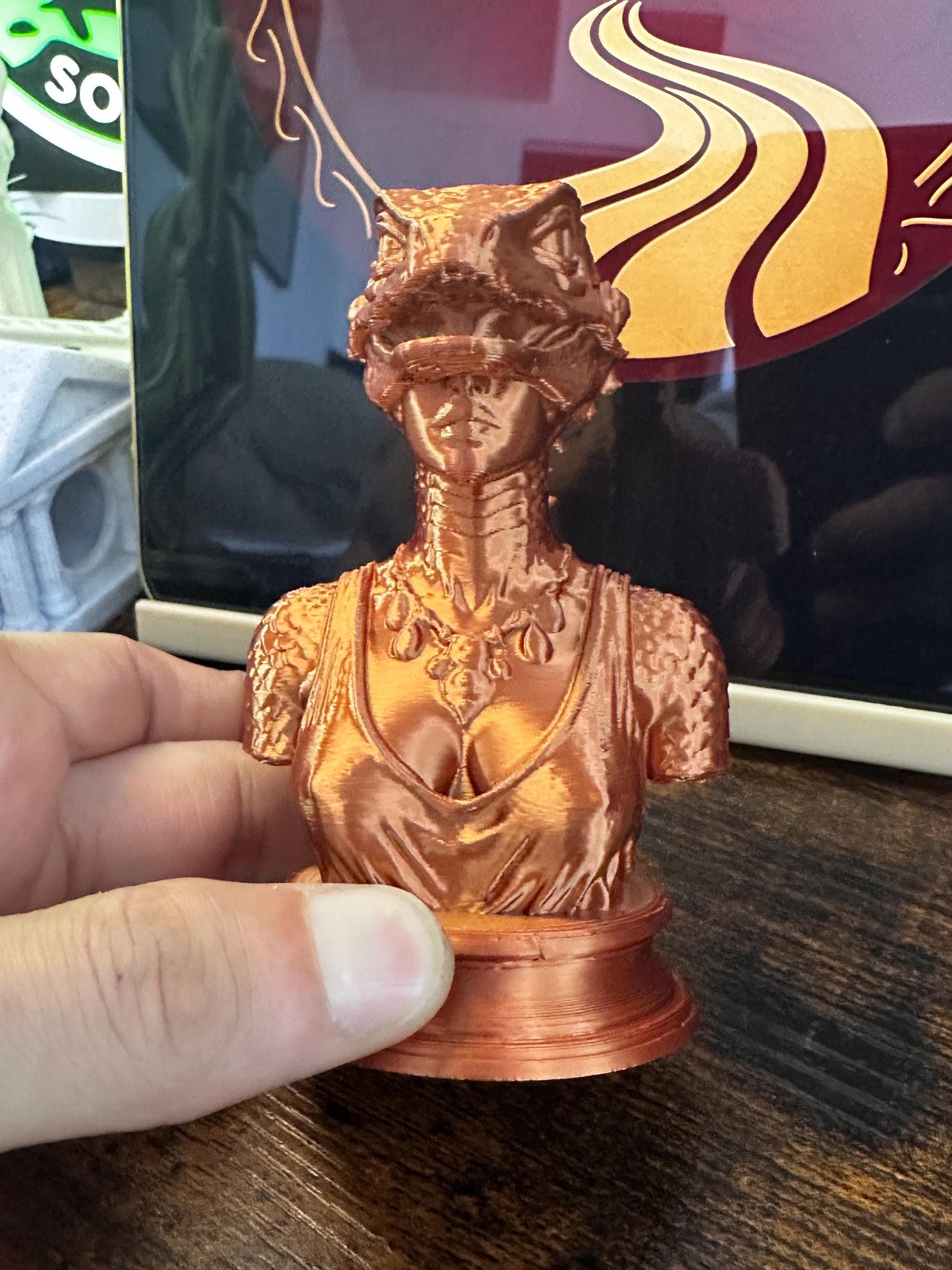 Reptile Woman Sculpture | Decor