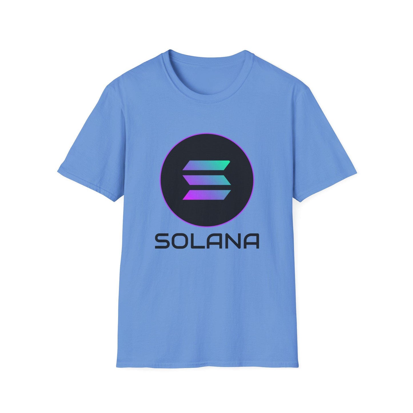 Solana Unisex Softstyle T-Shirt - Trendy Crypto Tee, Graphic Shirt for Tech Lovers, Gift for Blockchain Enthusiasts, Cool Casual Wear, Men's
