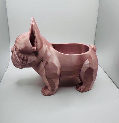 Frenchie decorative planter– Perfect for Succulents or Air Plants | Unique Home Decor | Gift for Pet/Plant Lovers