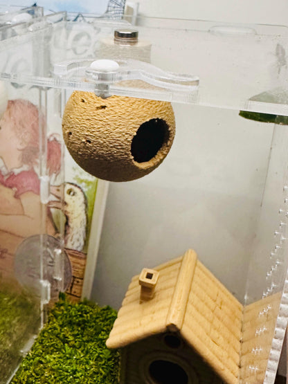 Log Cabin Pet Pod – Safe, Eco-Friendly Home for Your Tiny Pets
