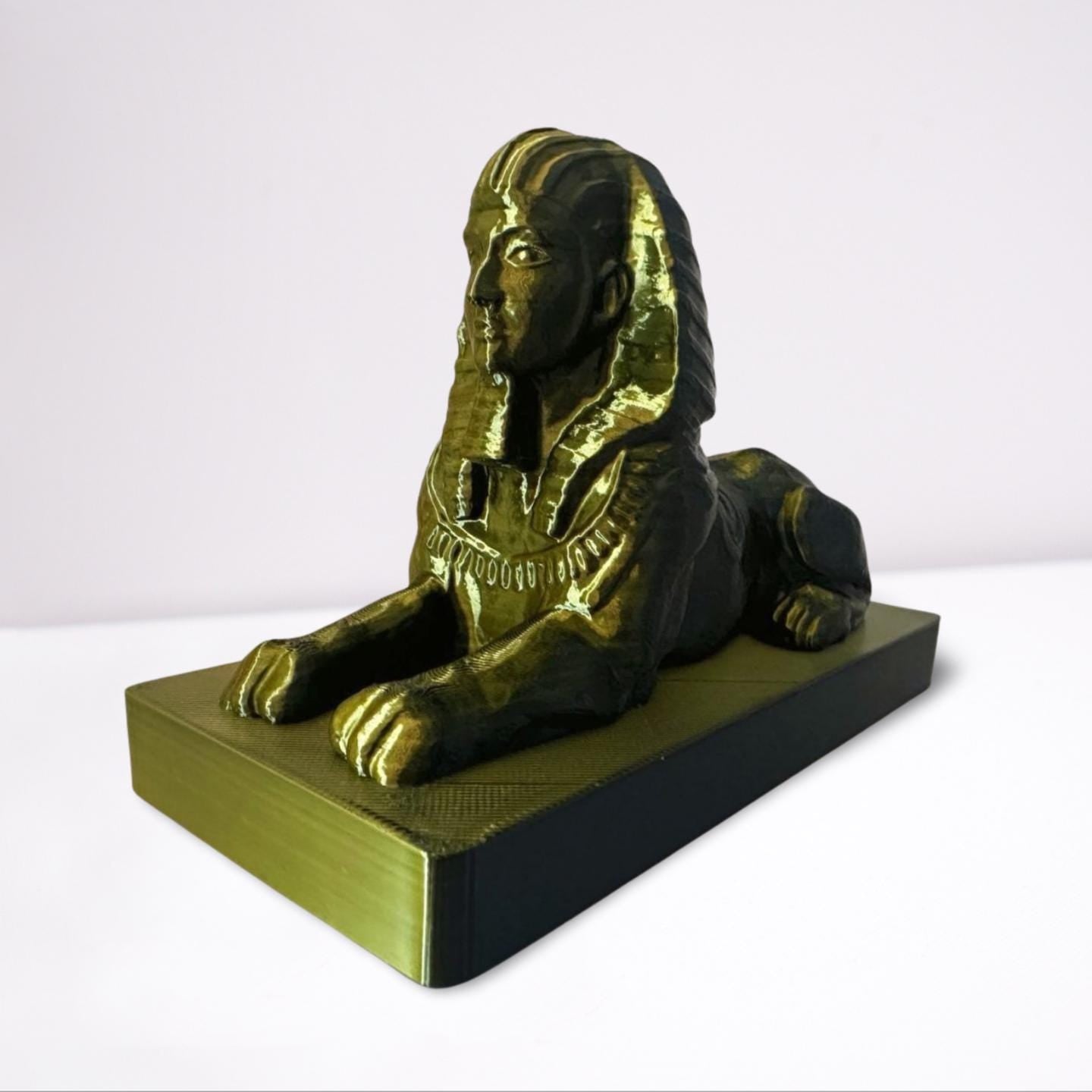 REGAL SPHINX - Ancient Egyptian Decor - Desk Decor