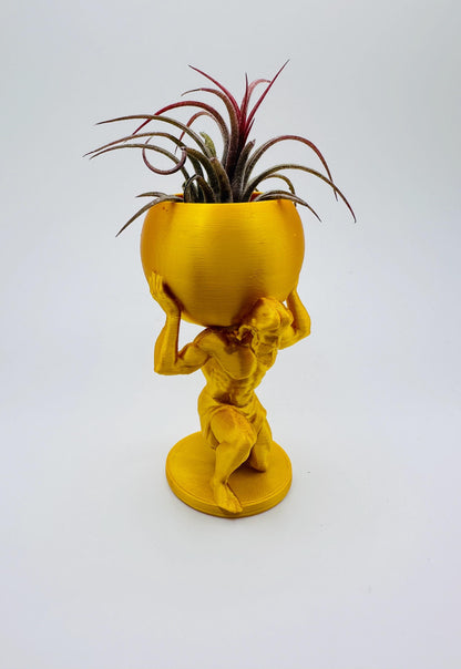 Atlas Statue Planter – 3D Printed Mythology-Inspired Decor