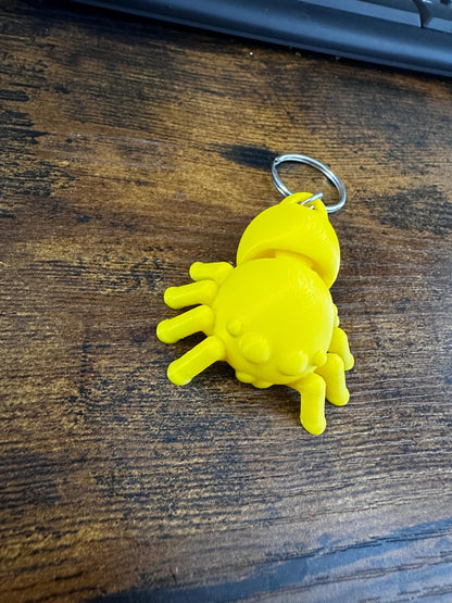 JUMPING SPIDER KEYCHAINS