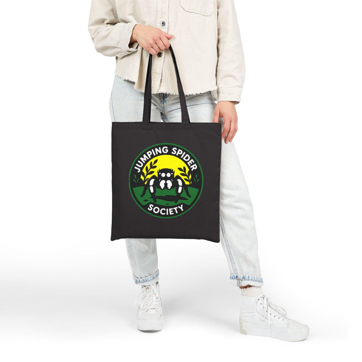 Jumping Spider Society Tote Bag - Eco-Friendly