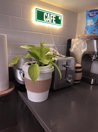 To-go Coffee Cup Planter