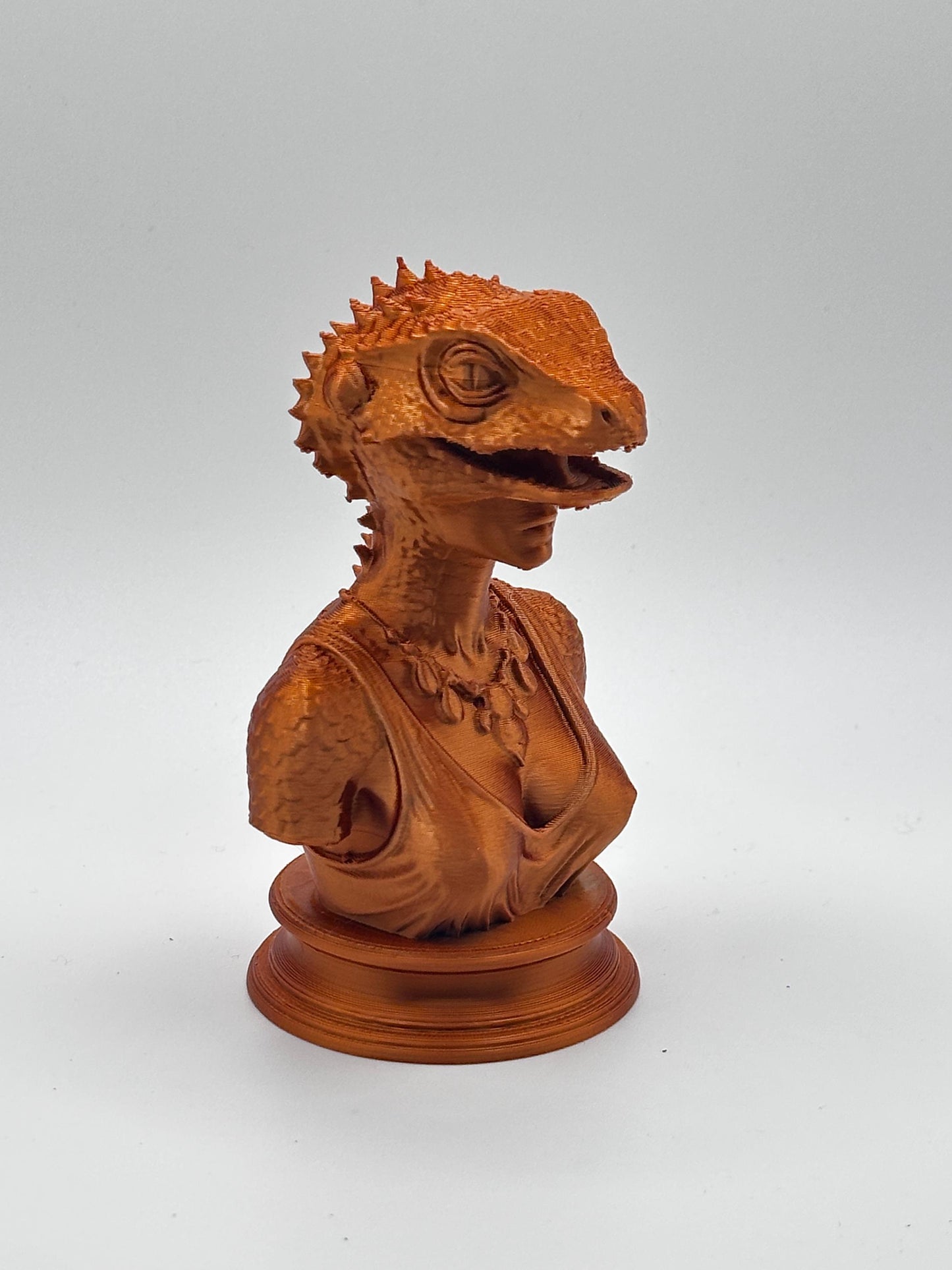 Reptile Woman Sculpture | Decor