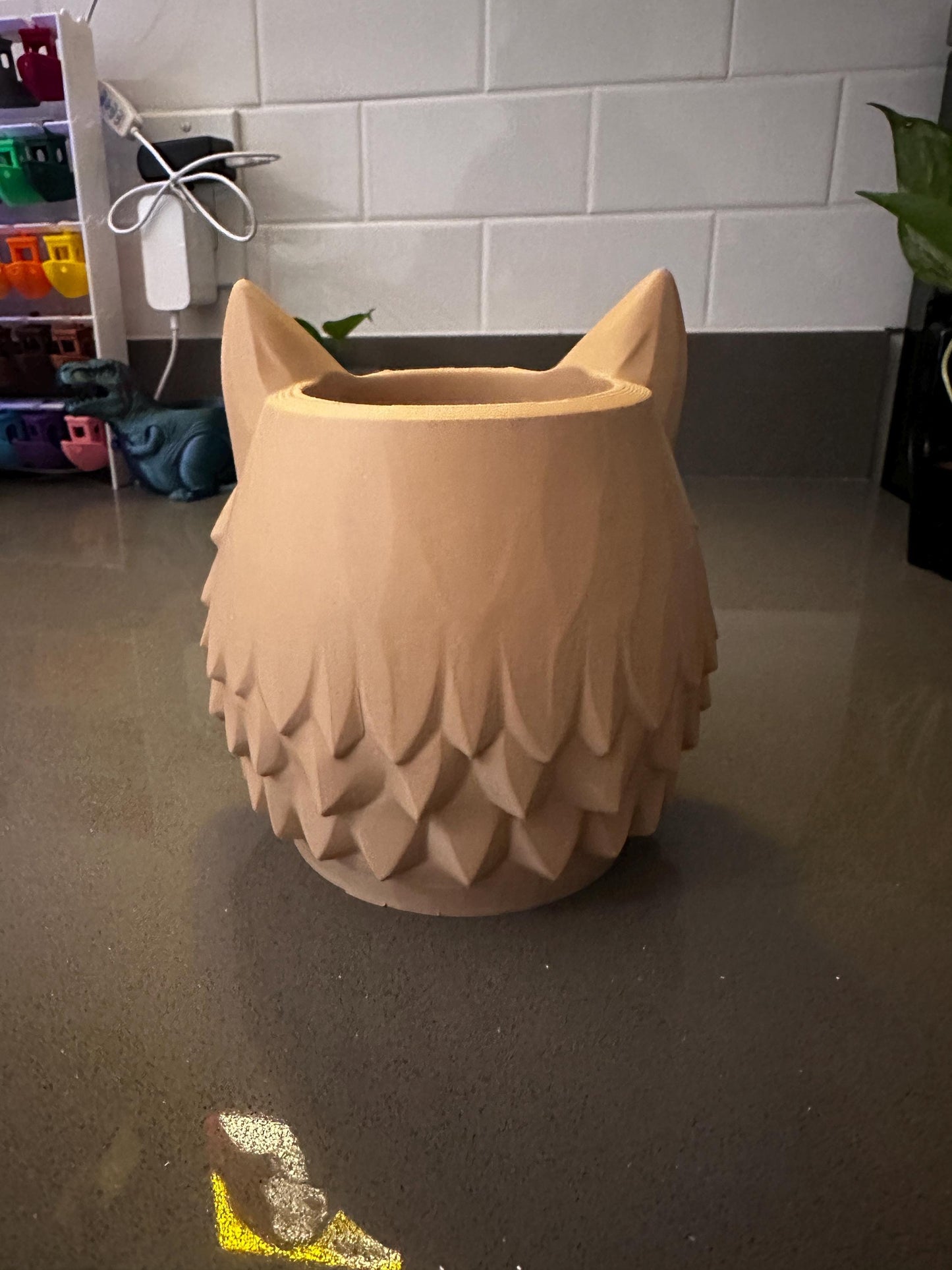 Wolf Head Planter – With Plant Add-ons - 3D Printed
