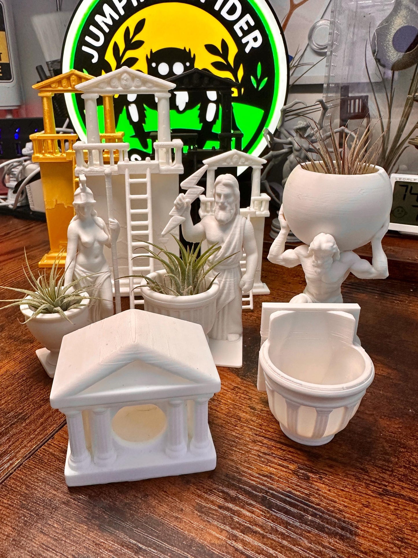 Ancient Greece Decor Bundle | Jumping Spiders Decor