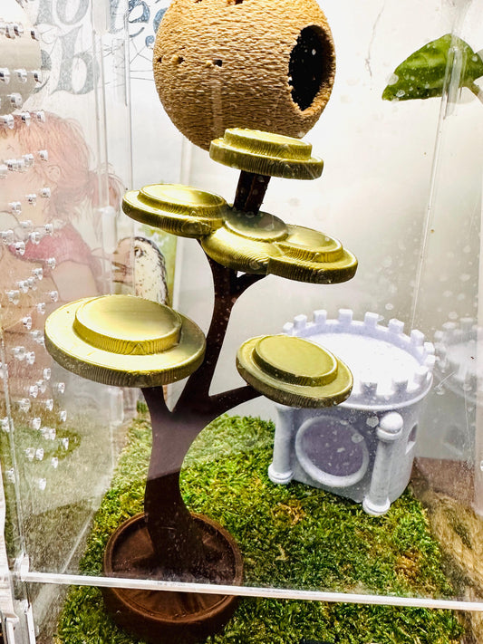 Tree Perch Décor – Premium Jumping Spider & Small Pet Decor