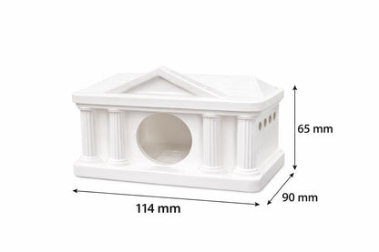 Greek Gecko Hide – Decorative Reptile Shelter for Small Geckos (3D Printed)
