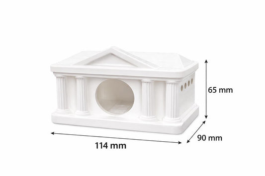 Greek Gecko Hide – Decorative Reptile Shelter for Small Geckos (3D Printed)