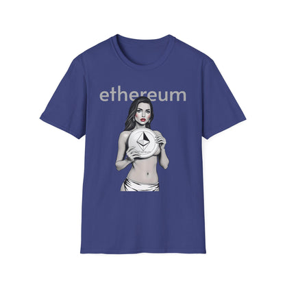 Ethereum Graphic - Unisex T-Shirt, Trendy Crypto Tee