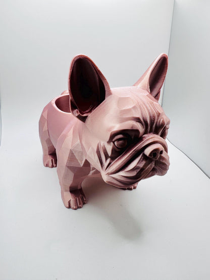 Frenchie decorative planter– Perfect for Succulents or Air Plants | Unique Home Decor | Gift for Pet/Plant Lovers