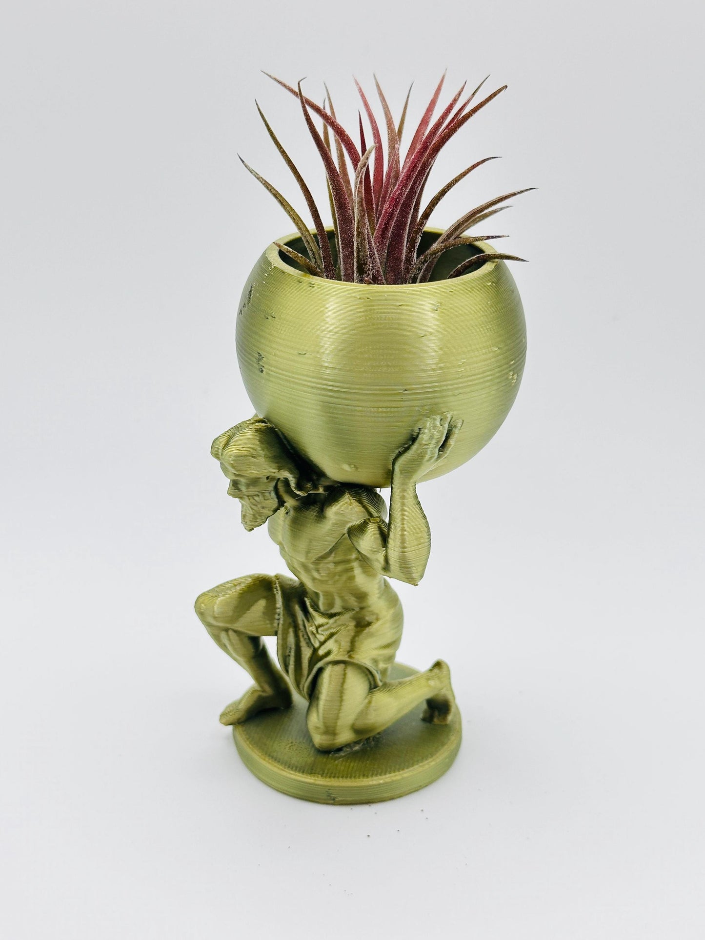 Atlas Statue Planter – 3D Printed Mythology-Inspired Decor