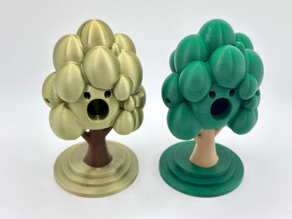 Tree Décor with Top Pod Hide – Premium Jumping Spider & Other Small Pet Decor