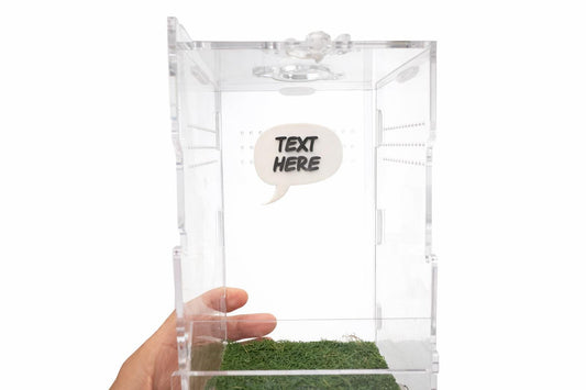 Custom Text Bubble for Enclosures