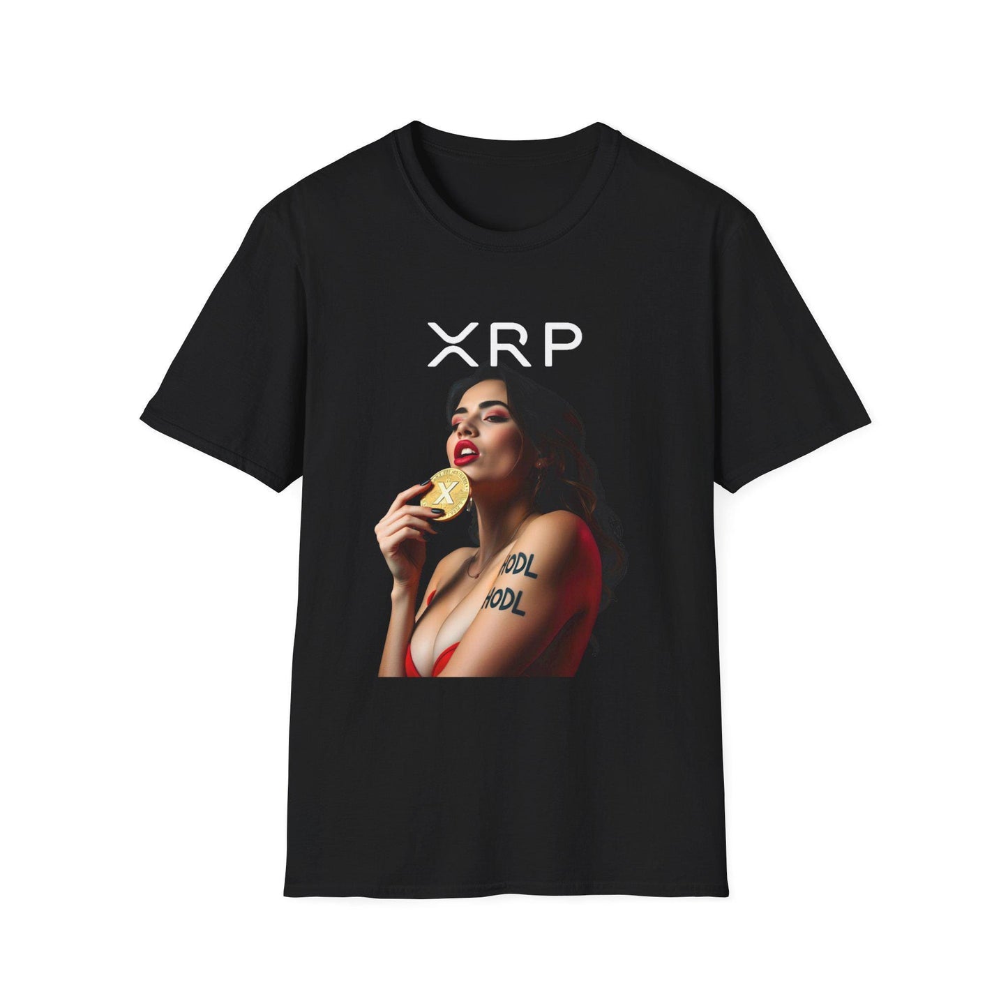 XRP HODL Crypto- Unisex Softstyle T-Shirt