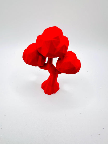 Geometric Tree Décor – Premium Jumping Spider & Small Pet Decor