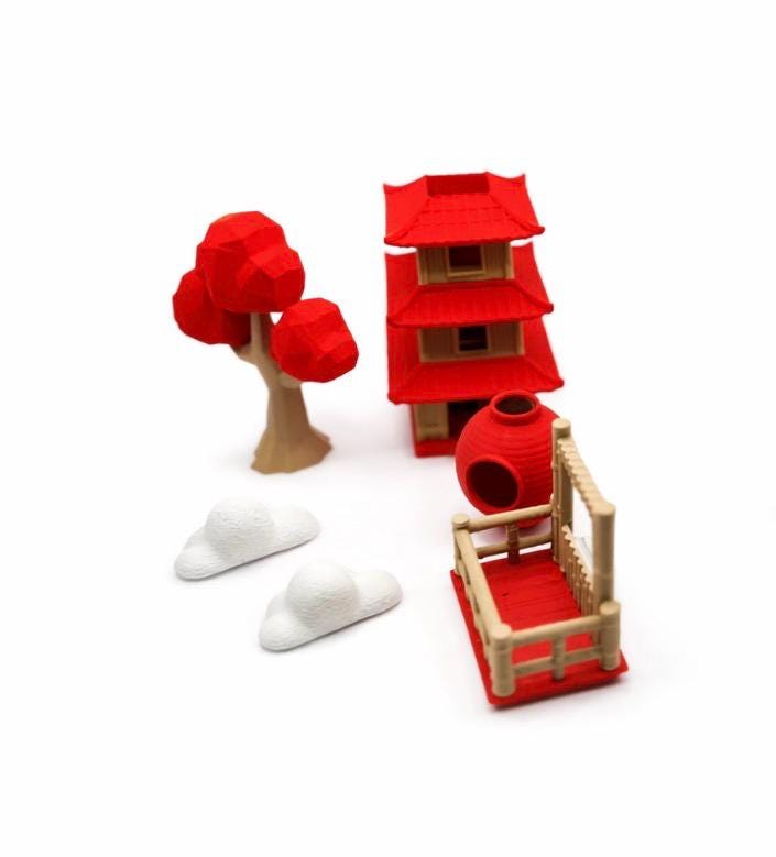 Japanese Theme | SIMPLE Starter Bundle | Low Maintenance | Free Random Gift included with every order!