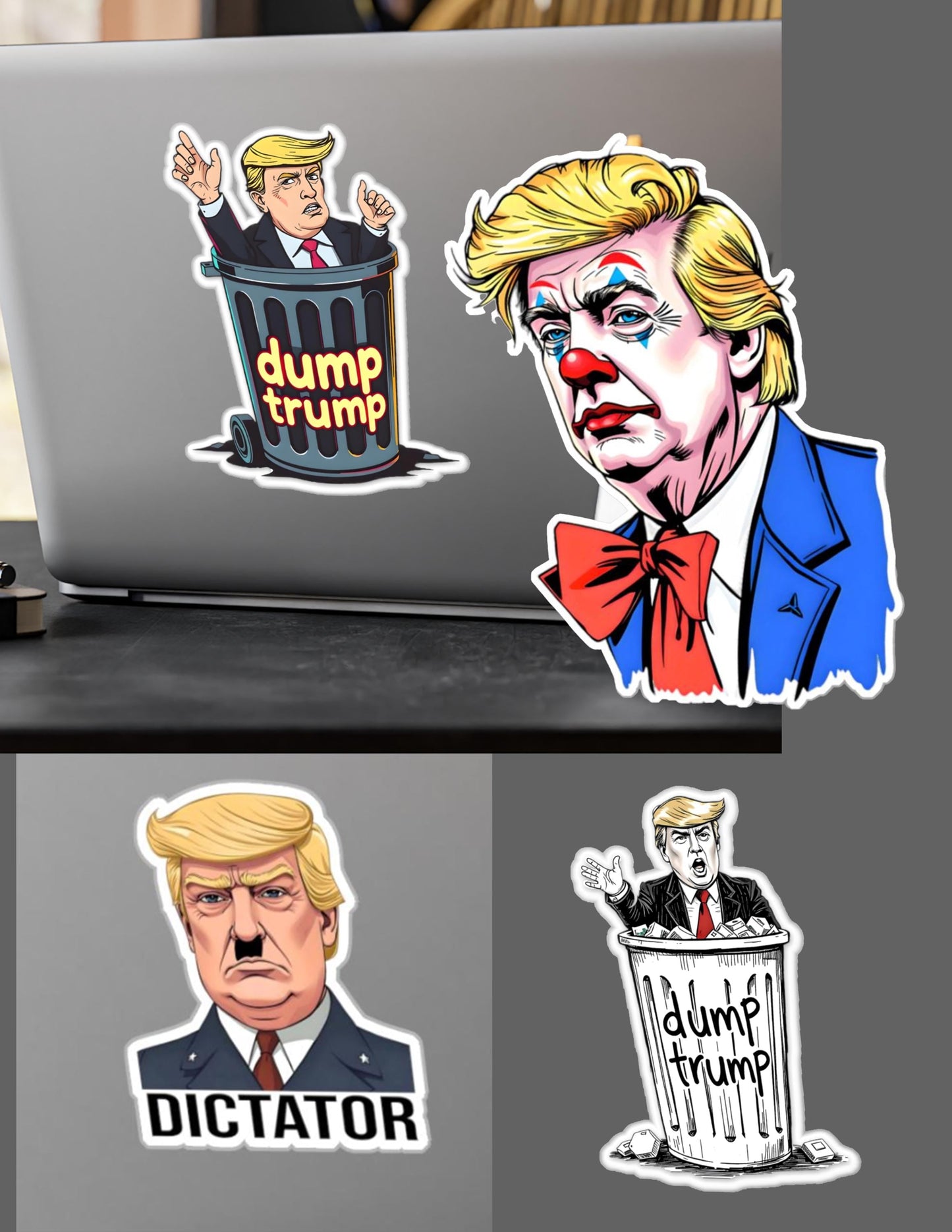 Anti-Trump Vinyl Stickers
