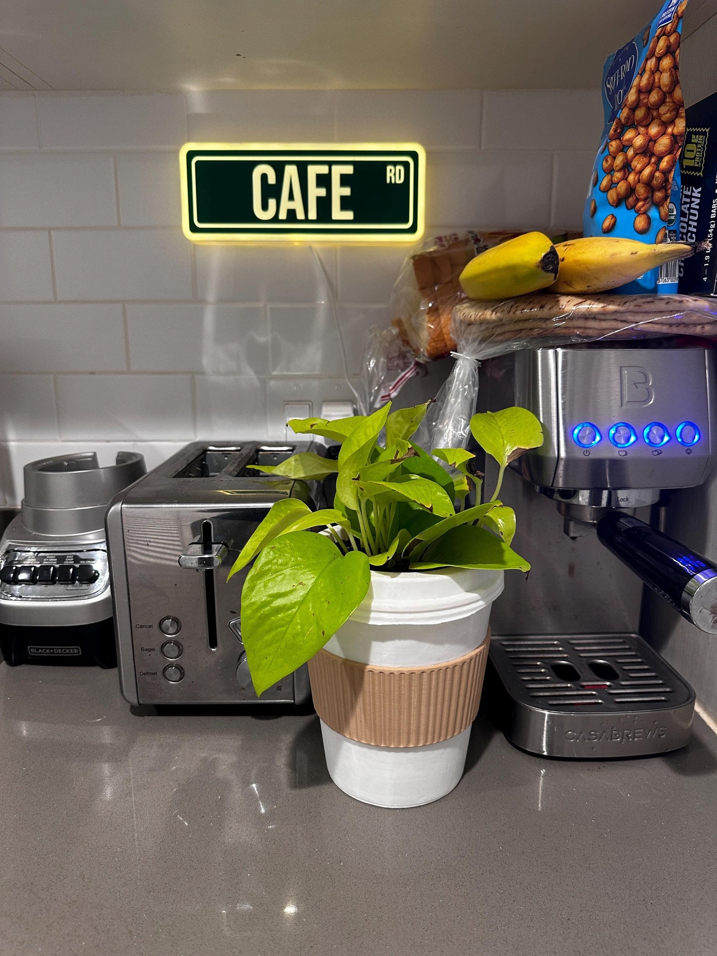 To-go Coffee Cup Planter