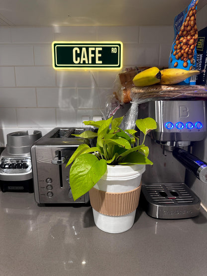 To-go Coffee Cup Planter