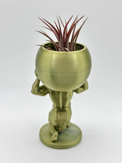 Atlas Statue Planter – 3D Printed Mythology-Inspired Decor