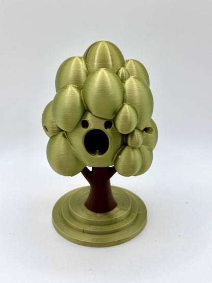 Tree Décor with Top Pod Hide – Premium Jumping Spider & Other Small Pet Decor