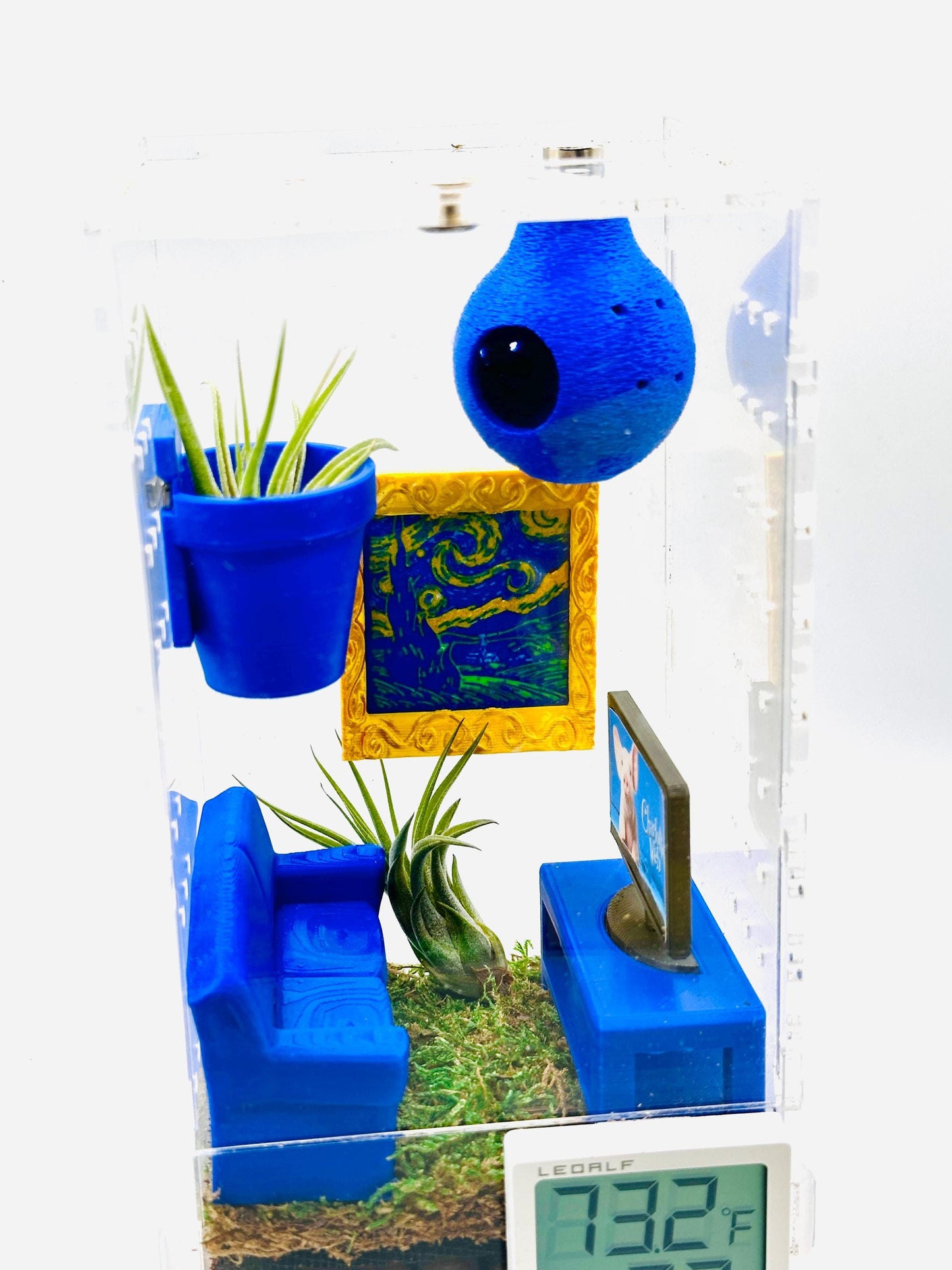Magnetic Art Frame | Interchangeable| Starry Night and Mona Lisa