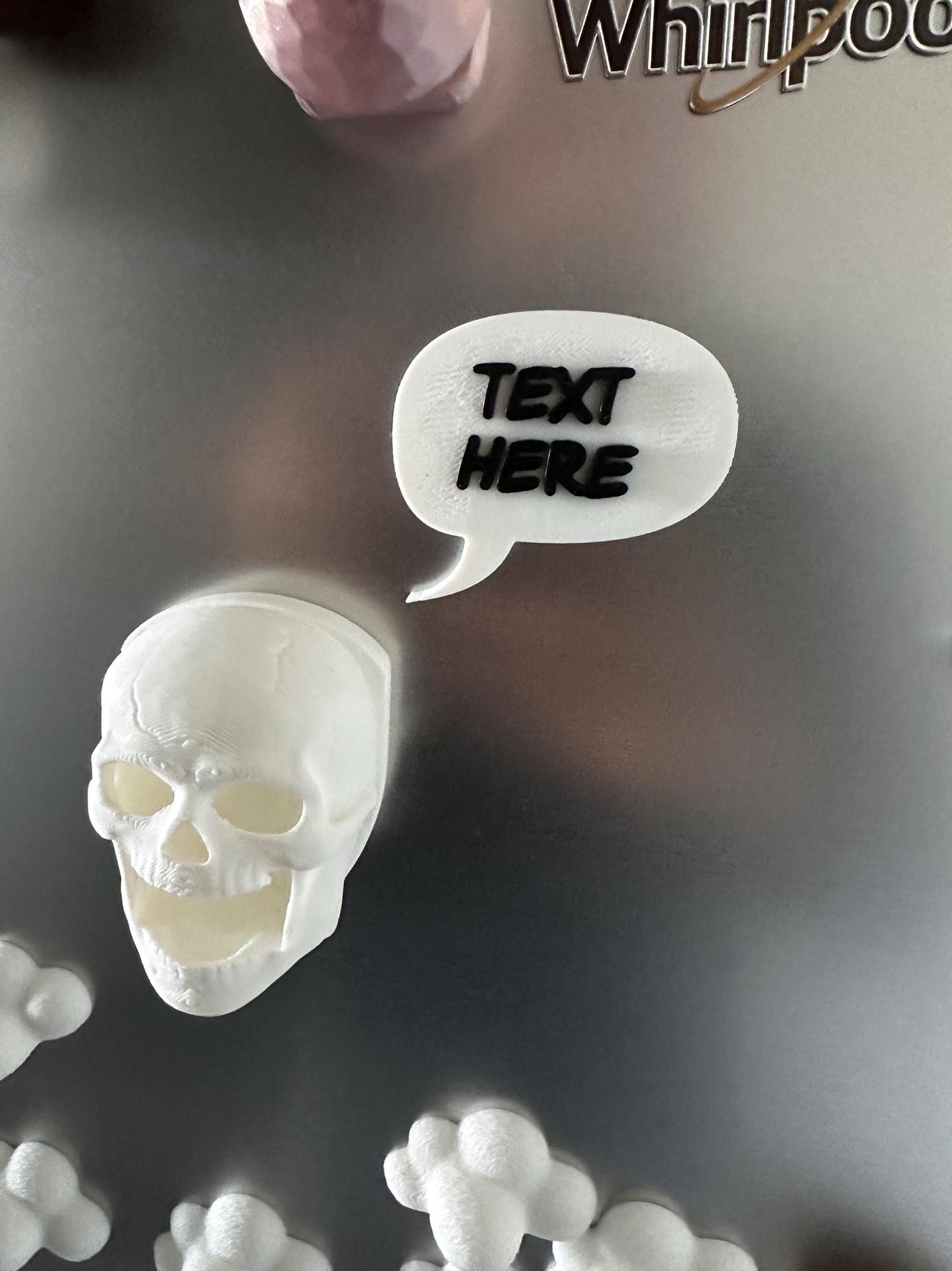 Magnetic Speech Bubble | Fridge Magnets | Custom Text