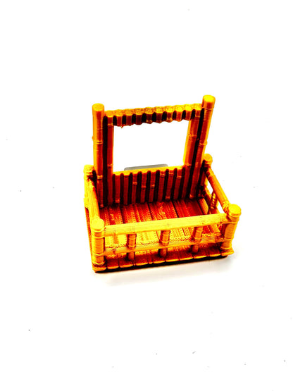 Bamboo style Magnetic Balcony Décor – Jumping Spider & Small Pet Decor