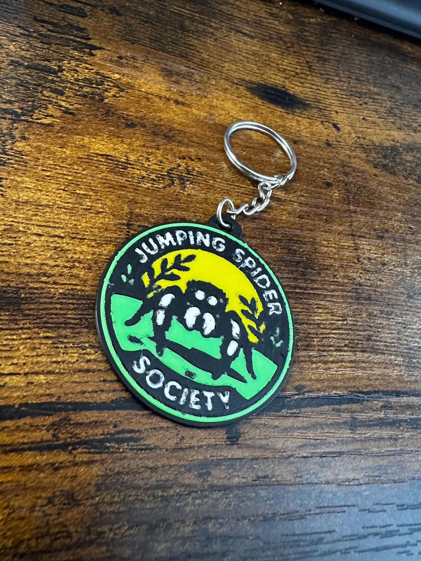 JUMPING SPIDER KEYCHAINS