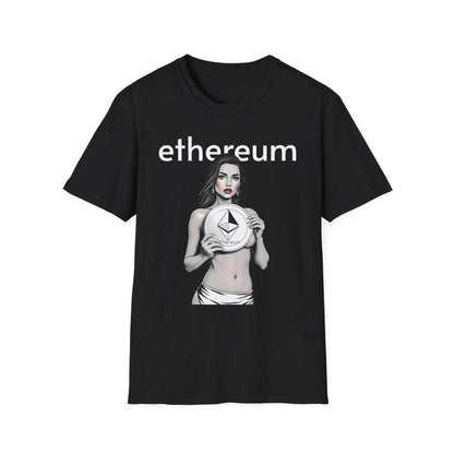 Ethereum Graphic - Unisex T-Shirt, Trendy Crypto Tee