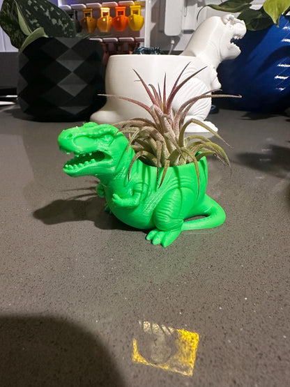 T-Rex Planter – Plant Add-ons - 3D Printed