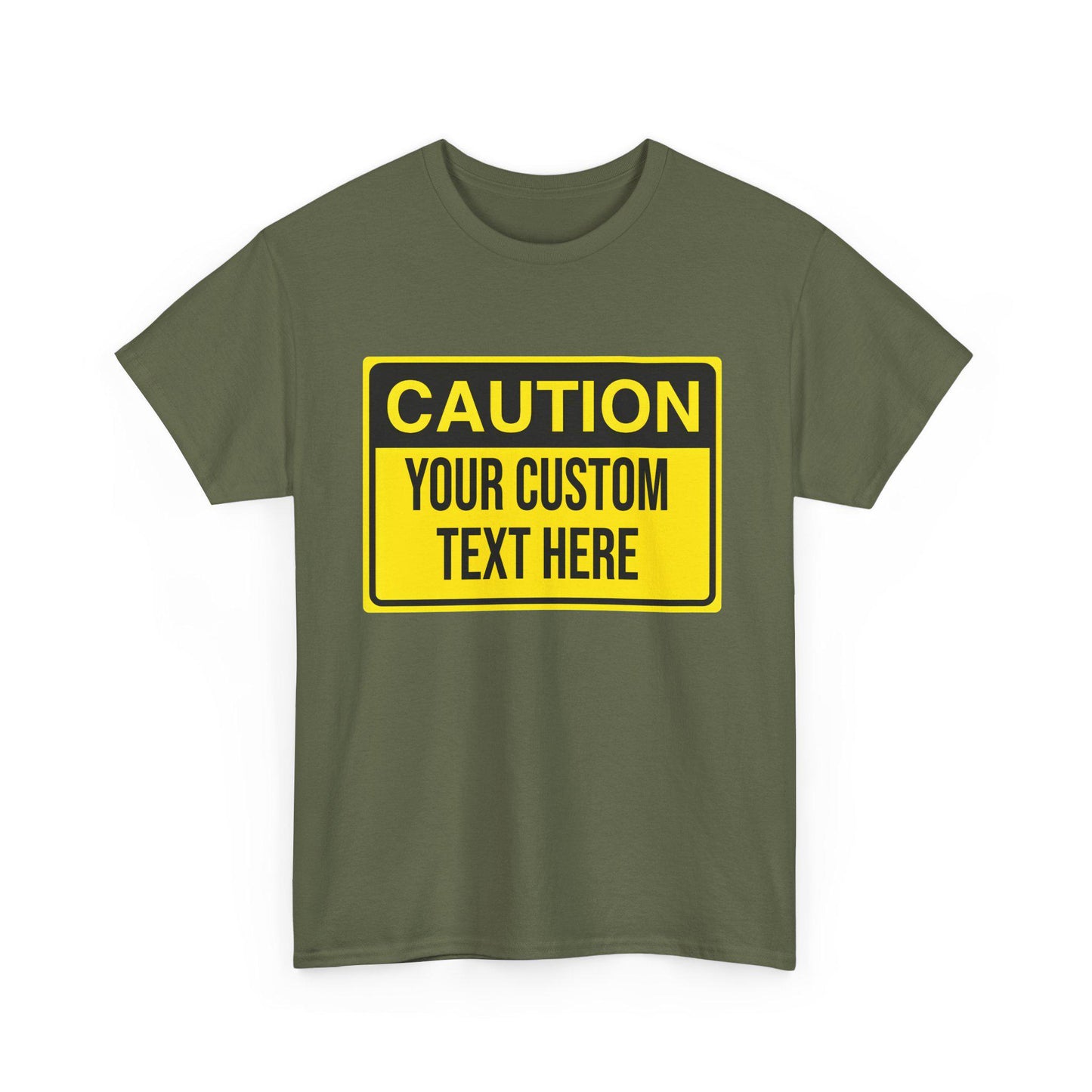 CUSTOM CAUTION SIGN - Tee - All Sizes infant to Adult